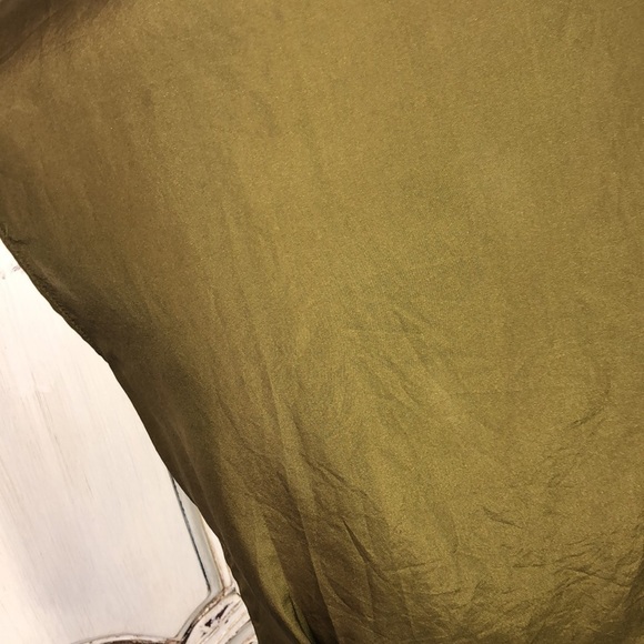 Rendez-Vous by Paul & Joe Sister Olive green Sleeveless Pearl Button Down S/XS - Picture 9 of 10